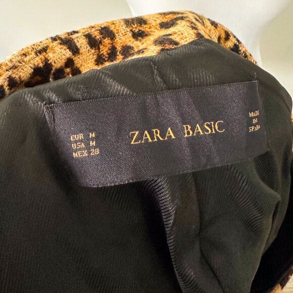 Zara Cheetah Leopard Print Blazer Jacket - Picture 11 of 12